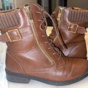 Combat Bamboo Boots W/ Buckle